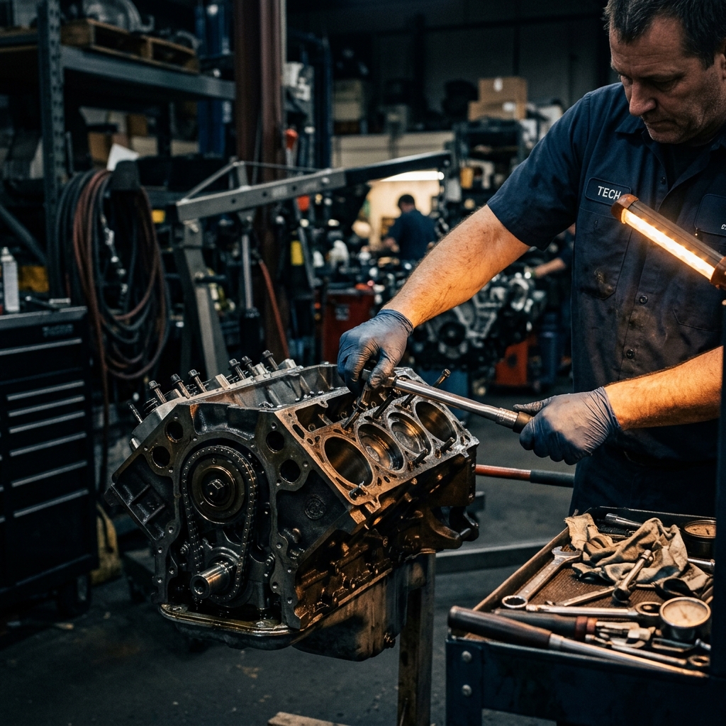 الماكينة وملحقاتها